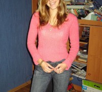Jovencita Rubia Exhibiendose  (26)