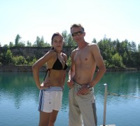 Morena Haciendo Topless En El Lago (1)