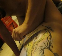 Brasilera En Bodypaint (11)