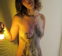 Brasilera En Bodypaint (15)