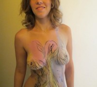 Brasilera En Bodypaint (19)