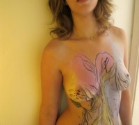 Brasilera En Bodypaint (27)