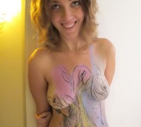 Brasilera En Bodypaint (44)