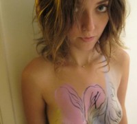 Brasilera En Bodypaint (53)