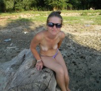 Rubia Bronceando El Cono (6)