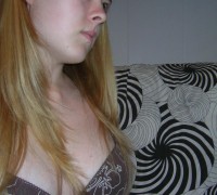Hermosa Teen Rubia Tocandose El Cono (46)
