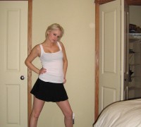 Hermosa Rubia Con Hermoso Cono (6)