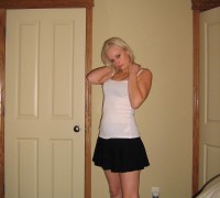 Hermosa Rubia Con Hermoso Cono (65)