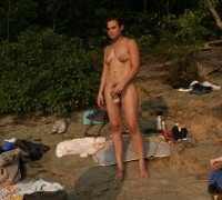 Nudista Hippie Bien Peluda (10)