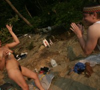 Nudista Hippie Bien Peluda (12)