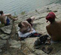 Nudista Hippie Bien Peluda (8)