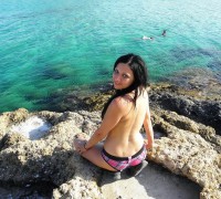 Alemana Haciendo Topless En Sus Vacaciones
