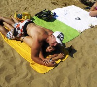 Alemana Haciendo Topless En Sus Vacaciones