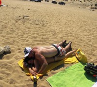 Alemana Haciendo Topless En Sus Vacaciones