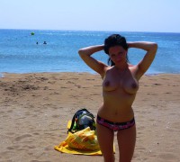Alemana Haciendo Topless En Sus Vacaciones (27)