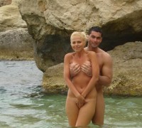 Alemana Preciosa Mostrando Tetas De Turista (5)