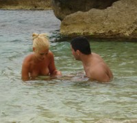 Alemana Preciosa Mostrando Tetas De Turista (7)