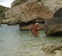 Alemana Preciosa Mostrando Tetas De Turista (8)