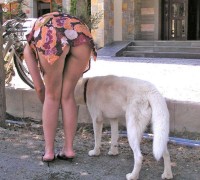 Esposa Putona Mostrando El Cono En La Calle (2)