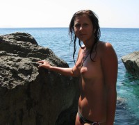 Uruguaya Mostrando Tetas En La Playa (20)