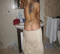 Rubia Gringa Cocinando Desnuda (59)