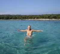 Turista Sueca En Tetas En La Playa (10)