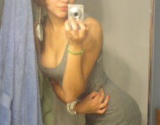 Flaquita peruana hace selfie porno (18)