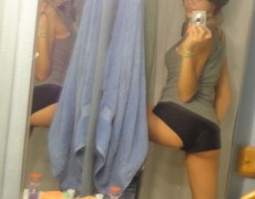 Flaquita peruana hace selfie porno (9)