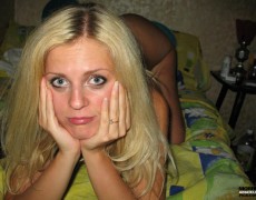 Bellisima rubia en lenceria animal print (64)