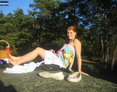 Dos dulces teen desnudas en un rio (20)
