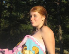 Dos dulces teen desnudas en un rio (21)