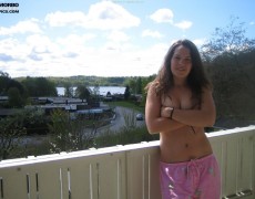 Dos dulces teen desnudas en un rio (30)