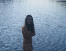 Dos dulces teen desnudas en un rio (7)
